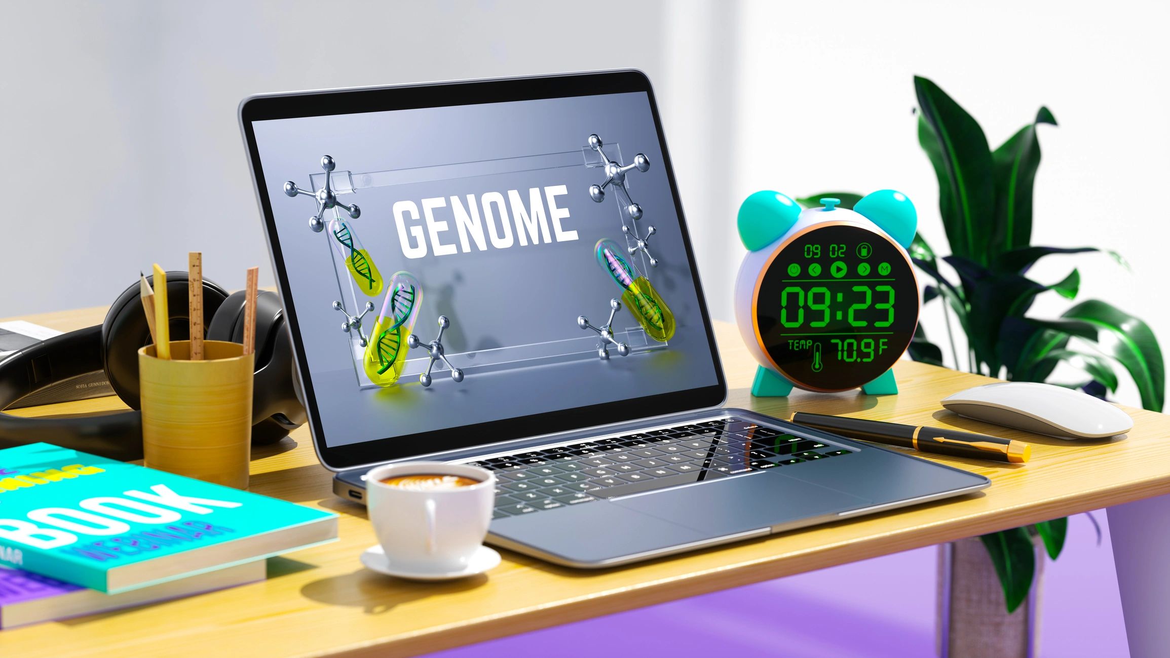 Technology team brainstorming in office